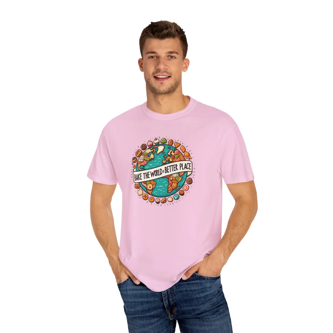Earth Day Apparel Garment-Dyed Tee - Eco Casual Wear - DipaliZ