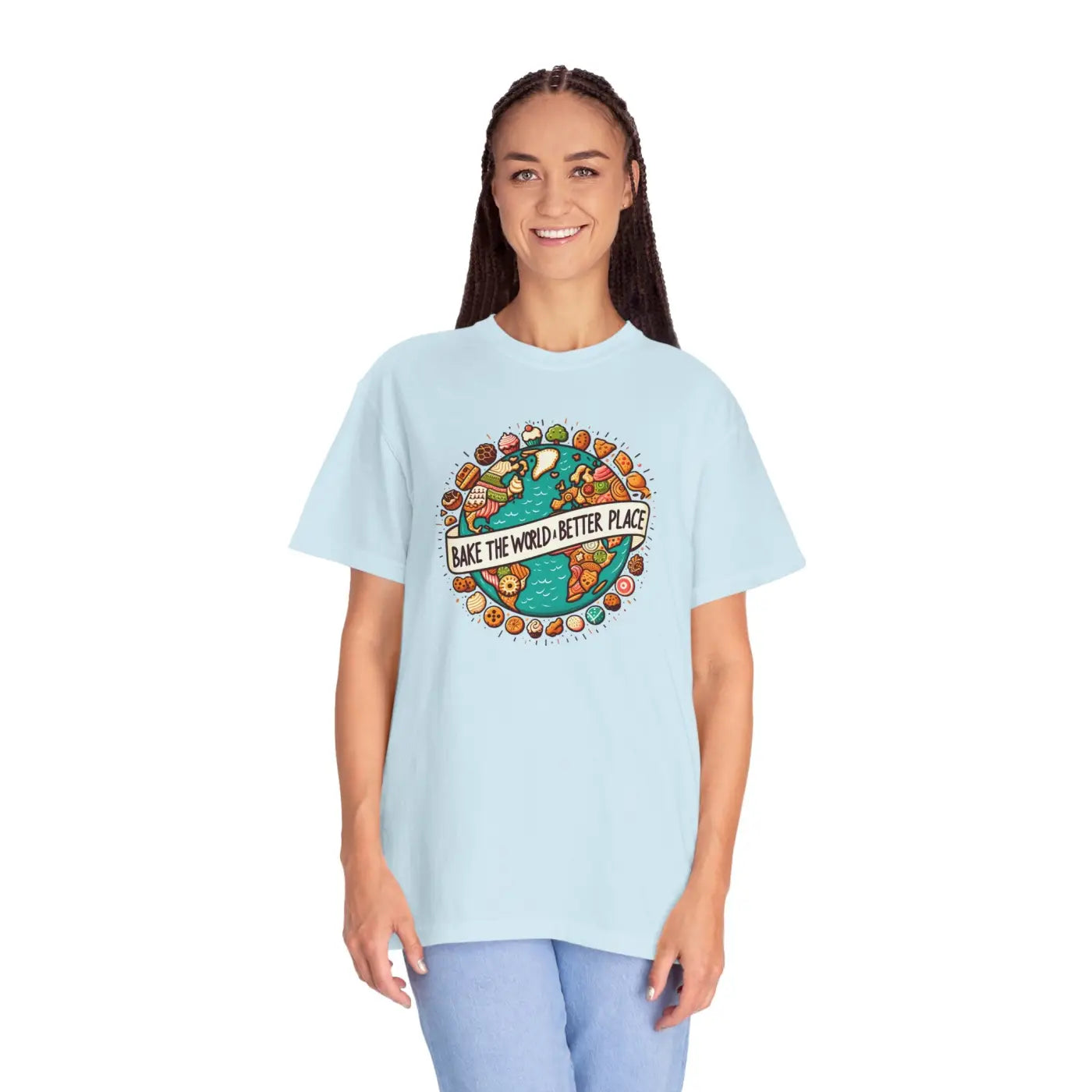Earth Day Apparel Garment-Dyed Tee - Eco Casual Wear - DipaliZ