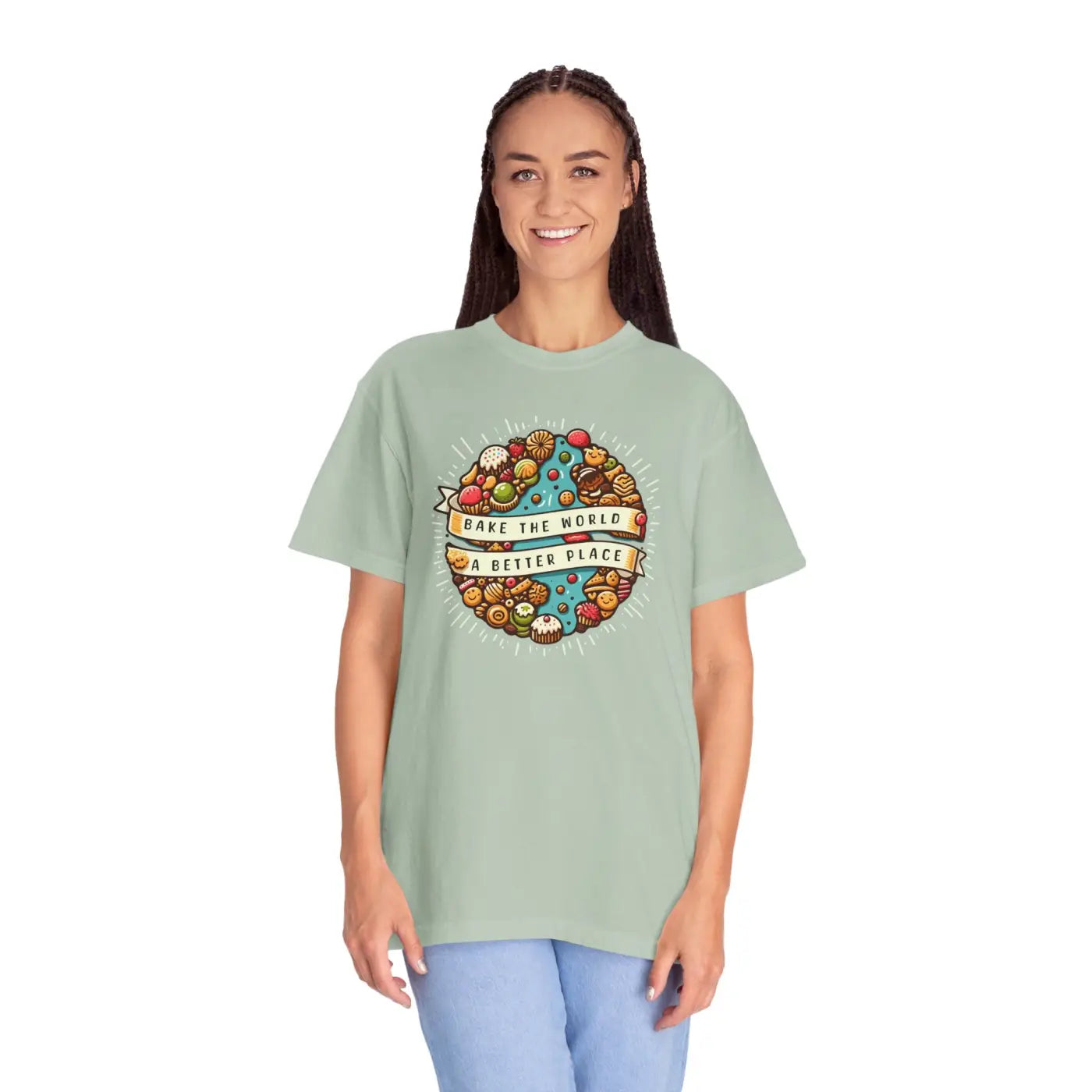 Fun Baking Graphic Unisex Garment-Dyed Tee - DipaliZ
