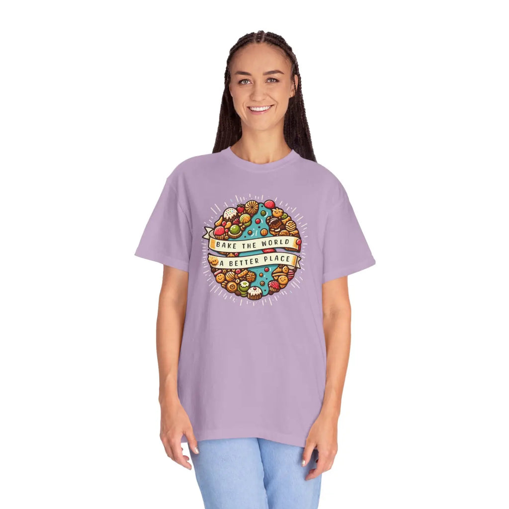 Fun Baking Graphic Unisex Garment-Dyed Tee - DipaliZ