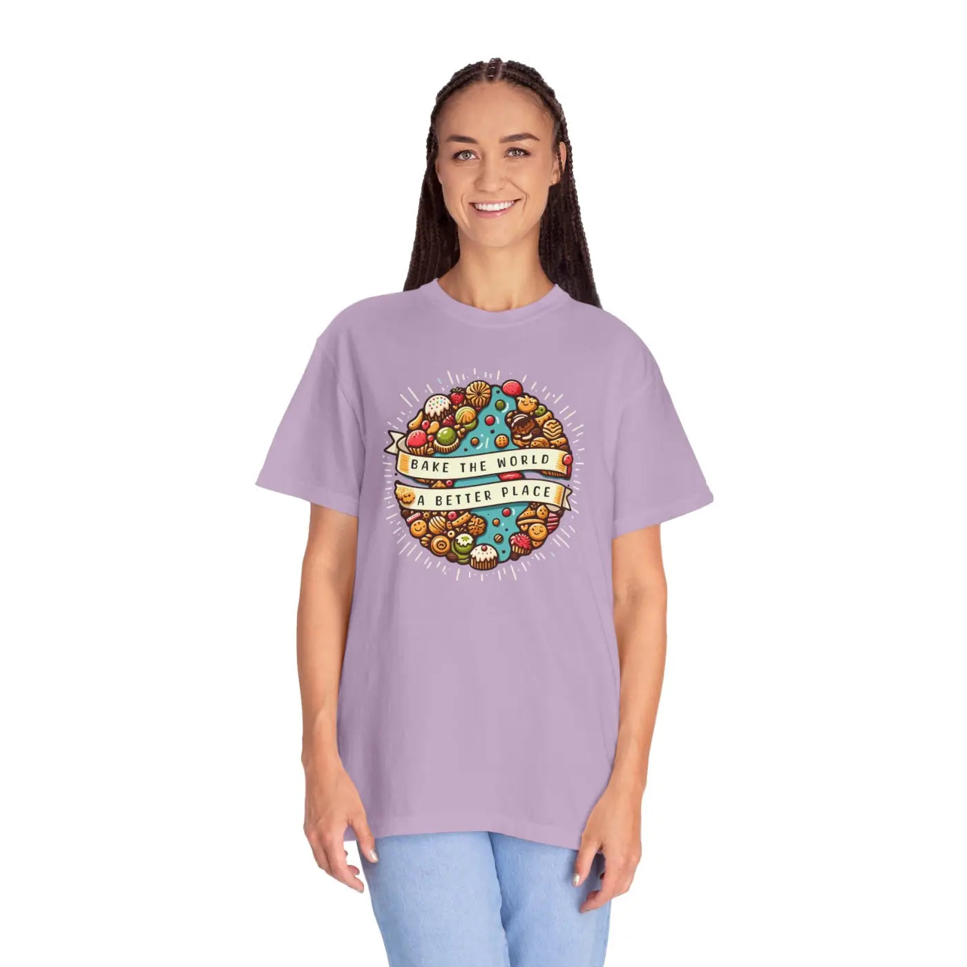 Fun Baking Graphic Unisex Garment-Dyed Tee - DipaliZ