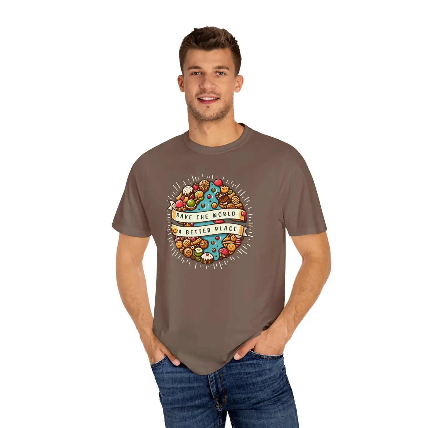 Fun Baking Graphic Unisex Garment-Dyed Tee - DipaliZ