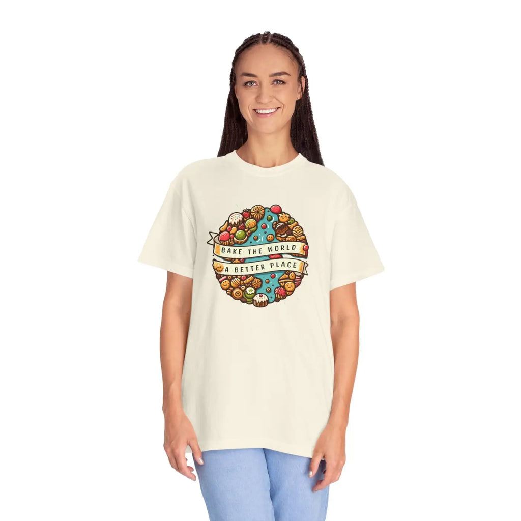 Fun Baking Graphic Unisex Garment-Dyed Tee - DipaliZ