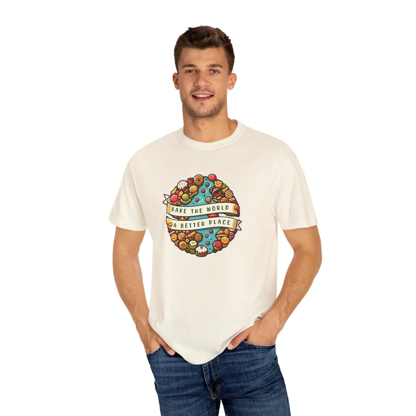 Fun Baking Graphic Unisex Garment-Dyed Tee - DipaliZ