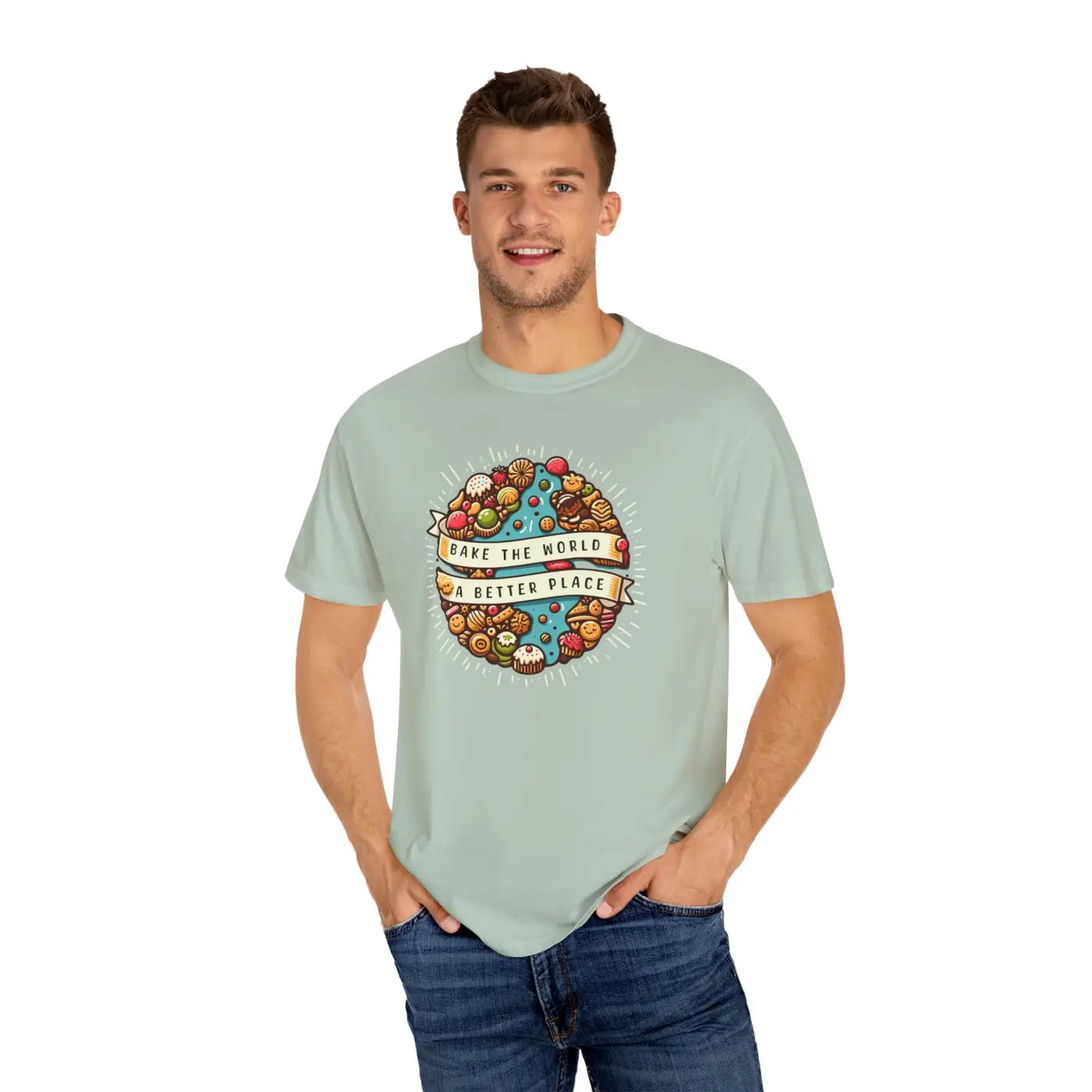 Fun Baking Graphic Unisex Garment-Dyed Tee - DipaliZ
