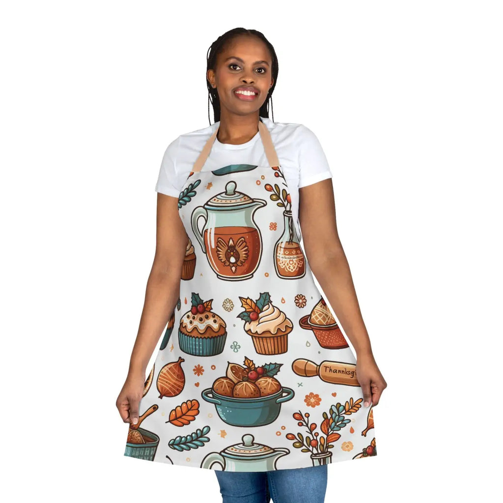 Vibrant Chef's Apron - Tie-Back Closure Design - DipaliZ