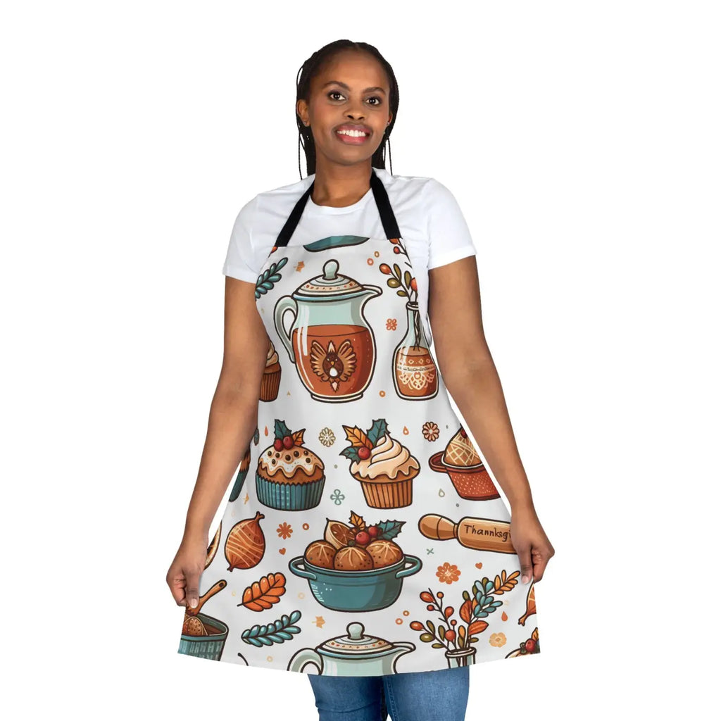 Vibrant Chef's Apron - Tie-Back Closure Design - DipaliZ