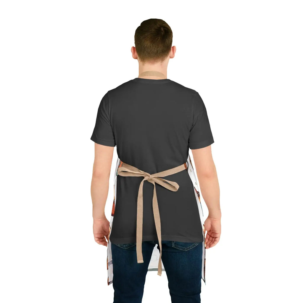 Vibrant Chef's Apron - Tie-Back Closure Design - DipaliZ