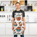 Vibrant Chef's Apron - Tie-Back Closure Design - DipaliZ