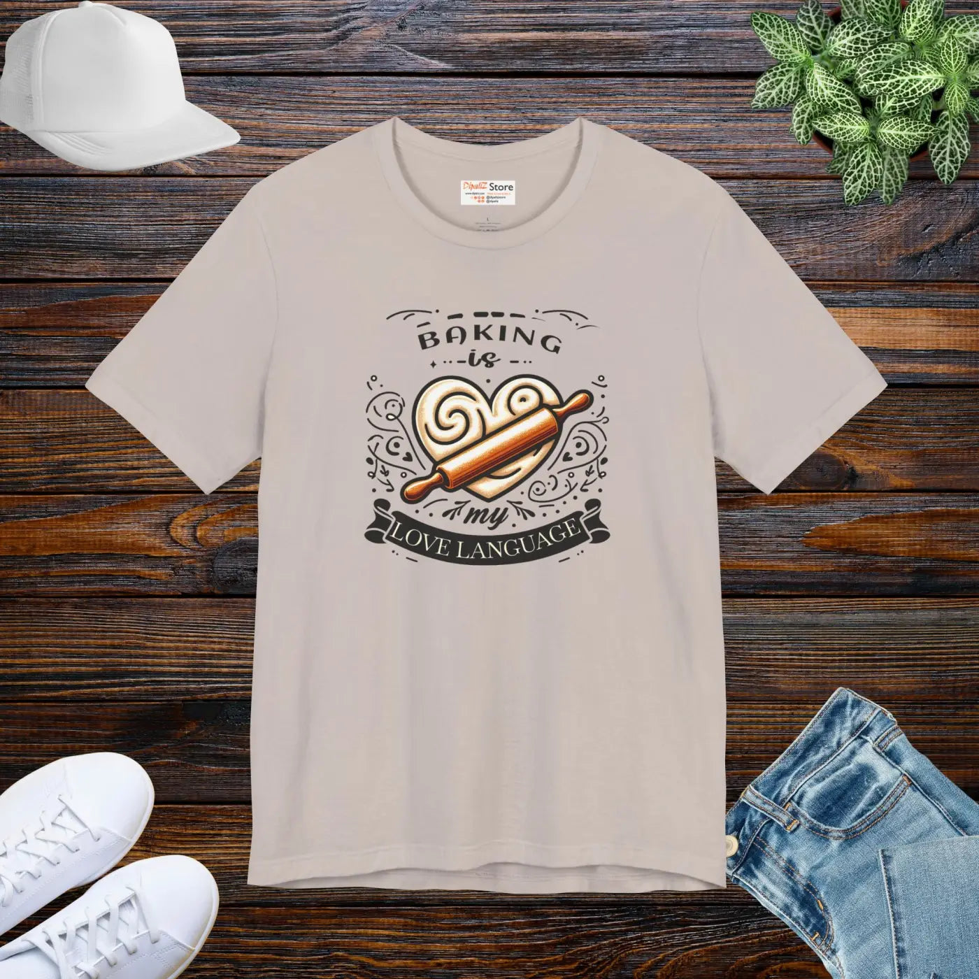 Epic Unisex Jersey - Baking Love Language Breathable Tee - DipaliZ