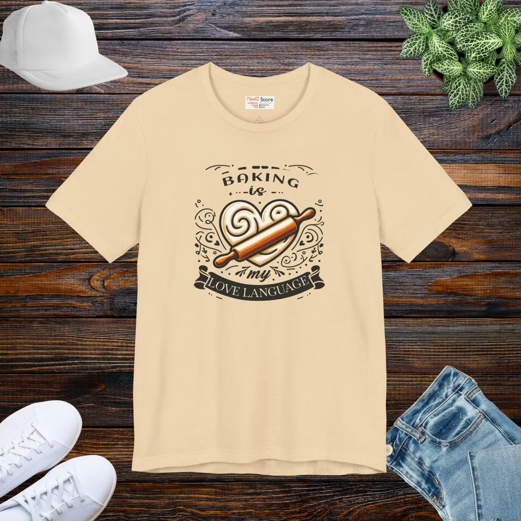 Epic Unisex Jersey - Baking Love Language Breathable Tee - DipaliZ