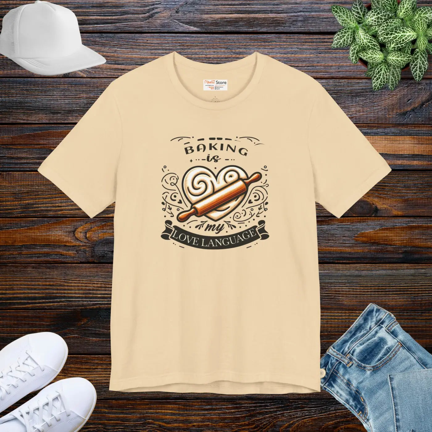 Epic Unisex Jersey - Baking Love Language Breathable Tee - DipaliZ