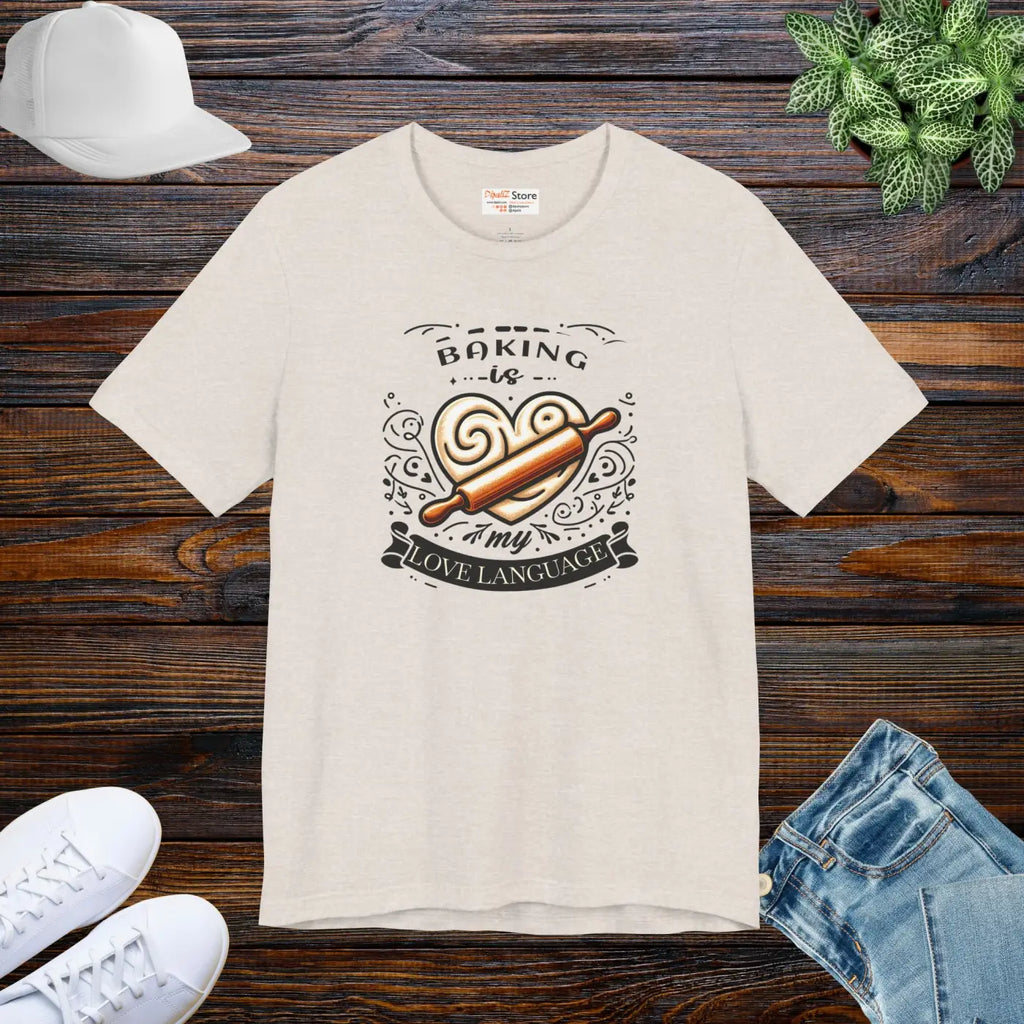 Epic Unisex Jersey - Baking Love Language Breathable Tee - DipaliZ