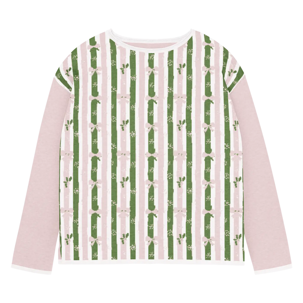 Cloud Soft Bamboo Stripe Knitted Sweater - Premium Knit - DipaliZ