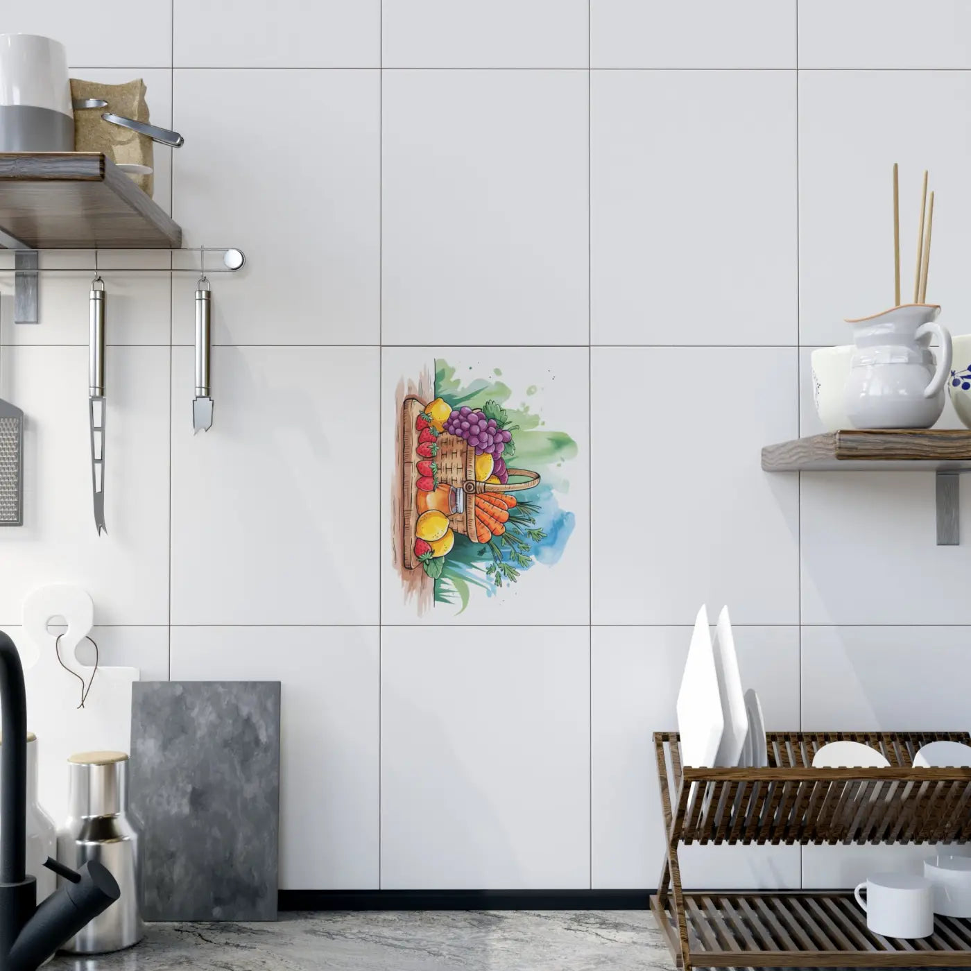 Vibrant Ceramic Photo Tile - High-Quality Wall Art - DipaliZ