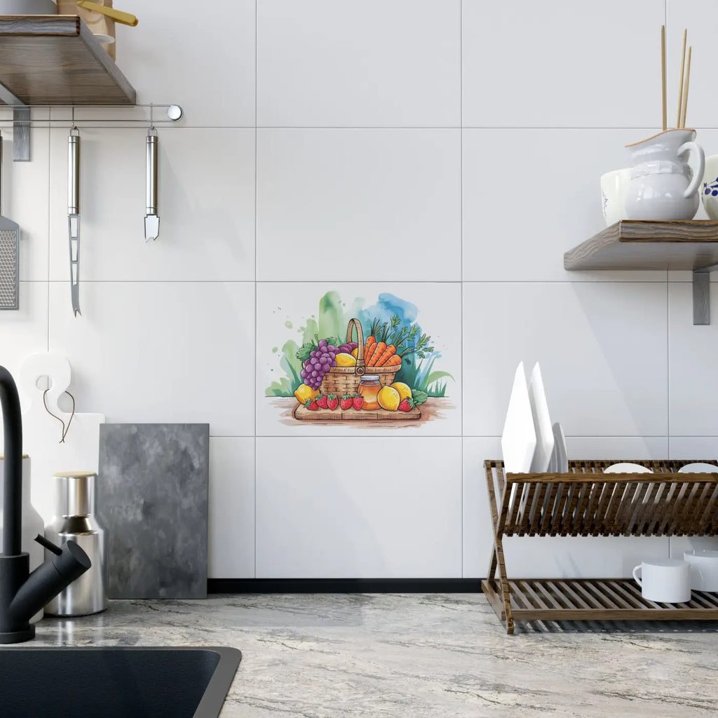 Vibrant Ceramic Photo Tile - High-Quality Wall Art - DipaliZ