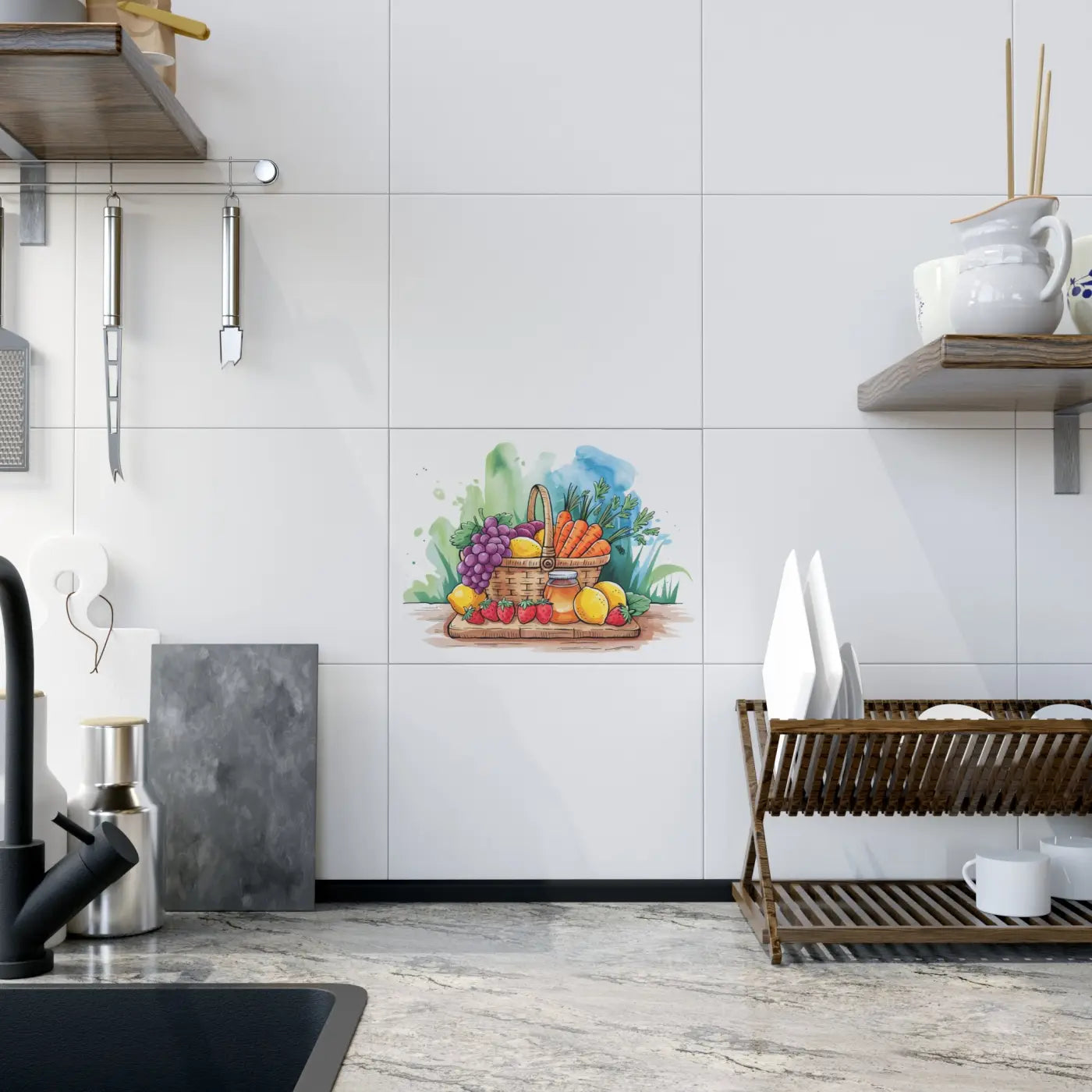 Vibrant Ceramic Photo Tile - High-Quality Wall Art - DipaliZ