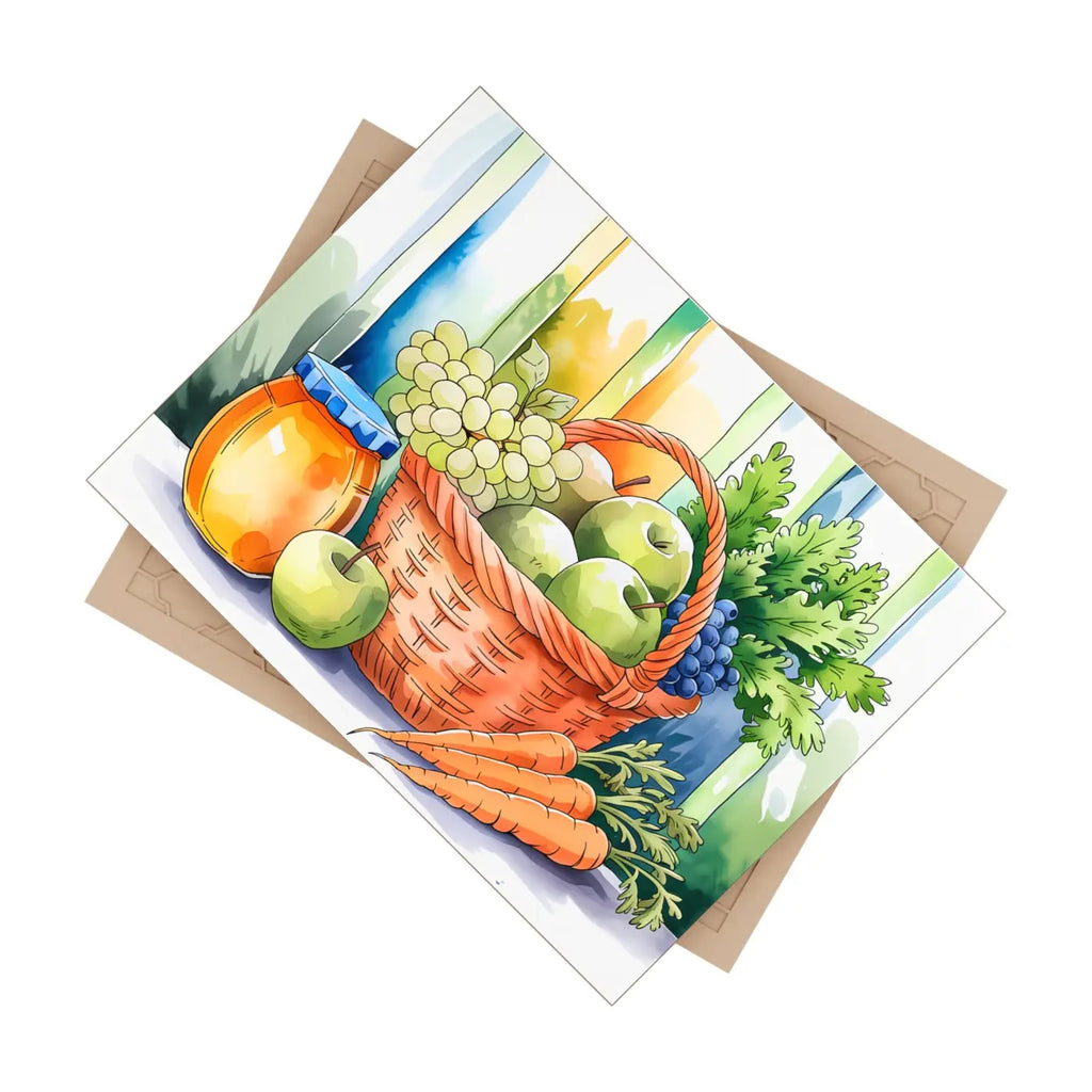 Fruit Veggie Ceramic Photo Tile - Vibrant Wall Decor - DipaliZ