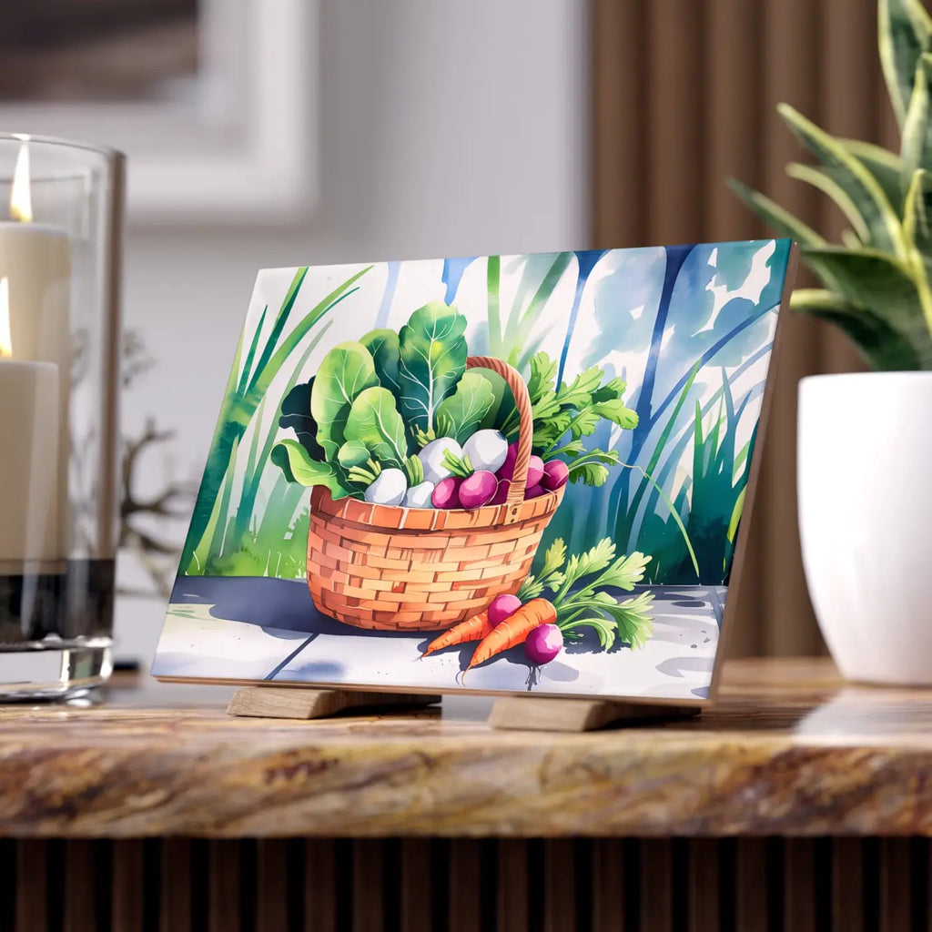Vibrant Photo Tiles - Matte Finish Kitchen Wall Art - DipaliZ
