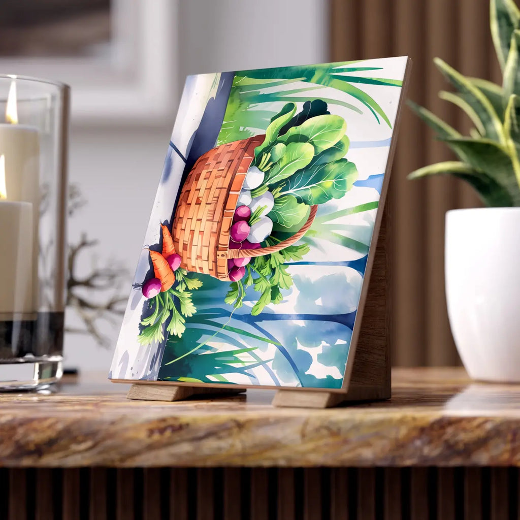 Vibrant Photo Tiles - Matte Finish Kitchen Wall Art - DipaliZ