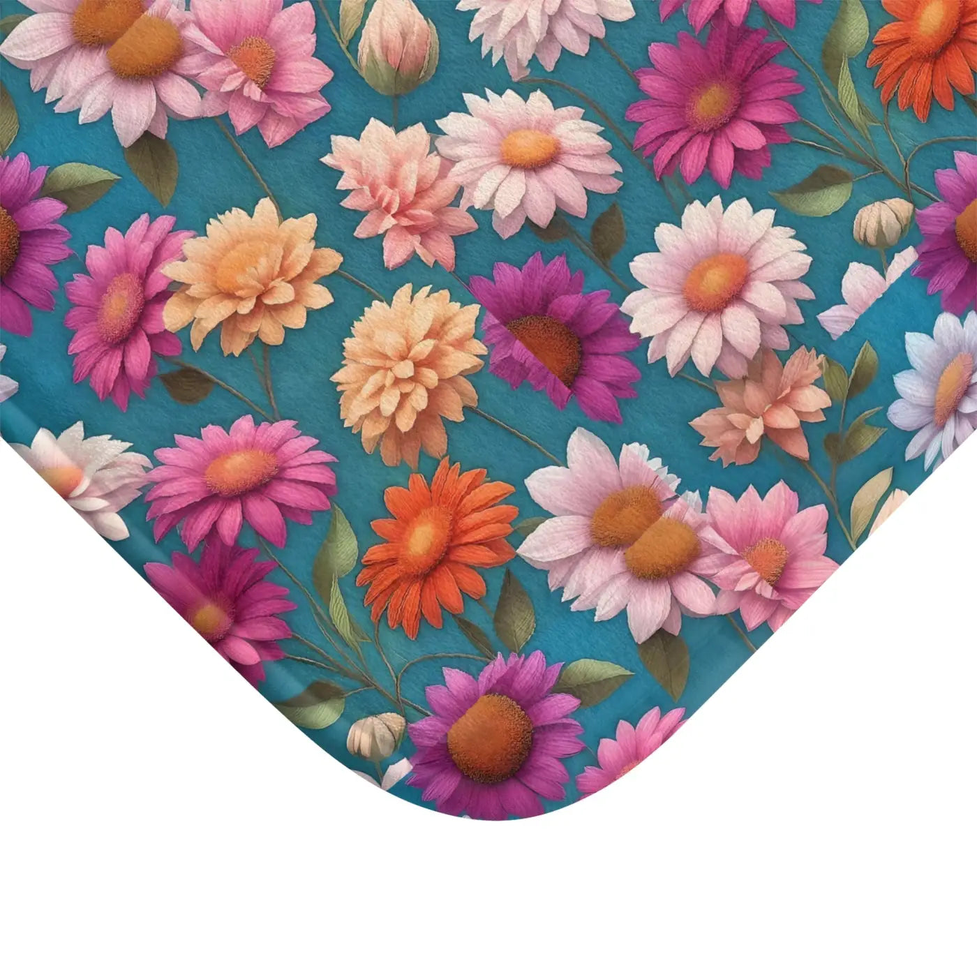 Floral Bath Mat - Soft Spa Luxury for Your Bathroom - DipaliZ
