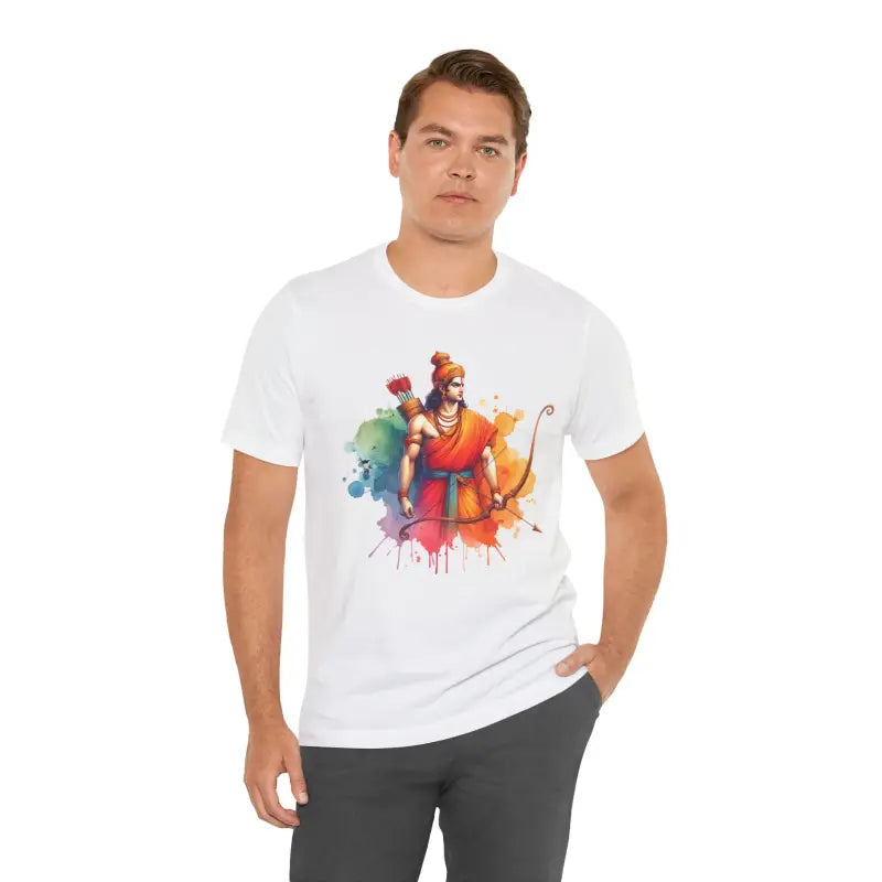 Ram With Bow and Arrow Unisex Jersey Tee - DipaliZ