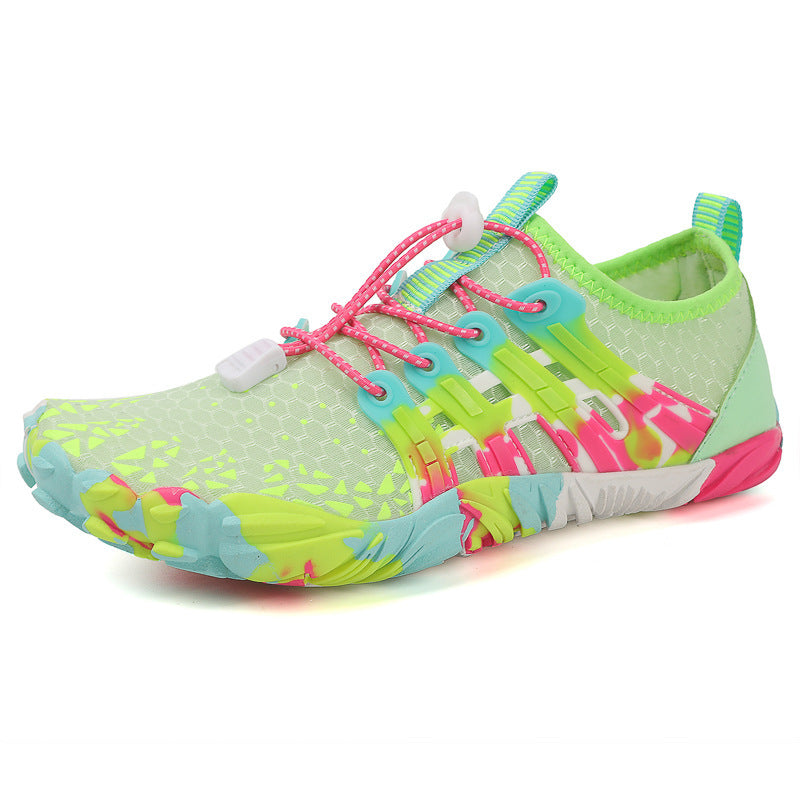 Men's Off-road Running Shoes, Lightweight Exercise Scattered Barefoot Shoes Non-slip Outdoor Walking Pumps