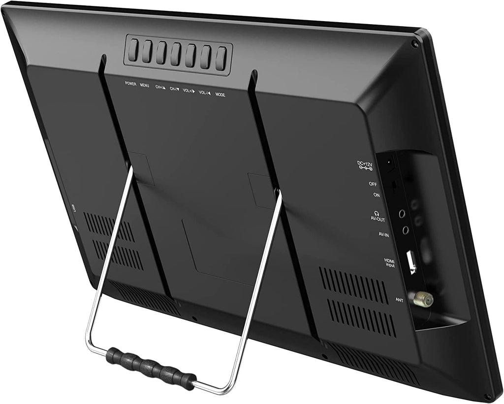 Naxa Portable 16" TV & Digital Multimedia Player with Built-in Rechargeable Lithium Battery & DC Car Cord