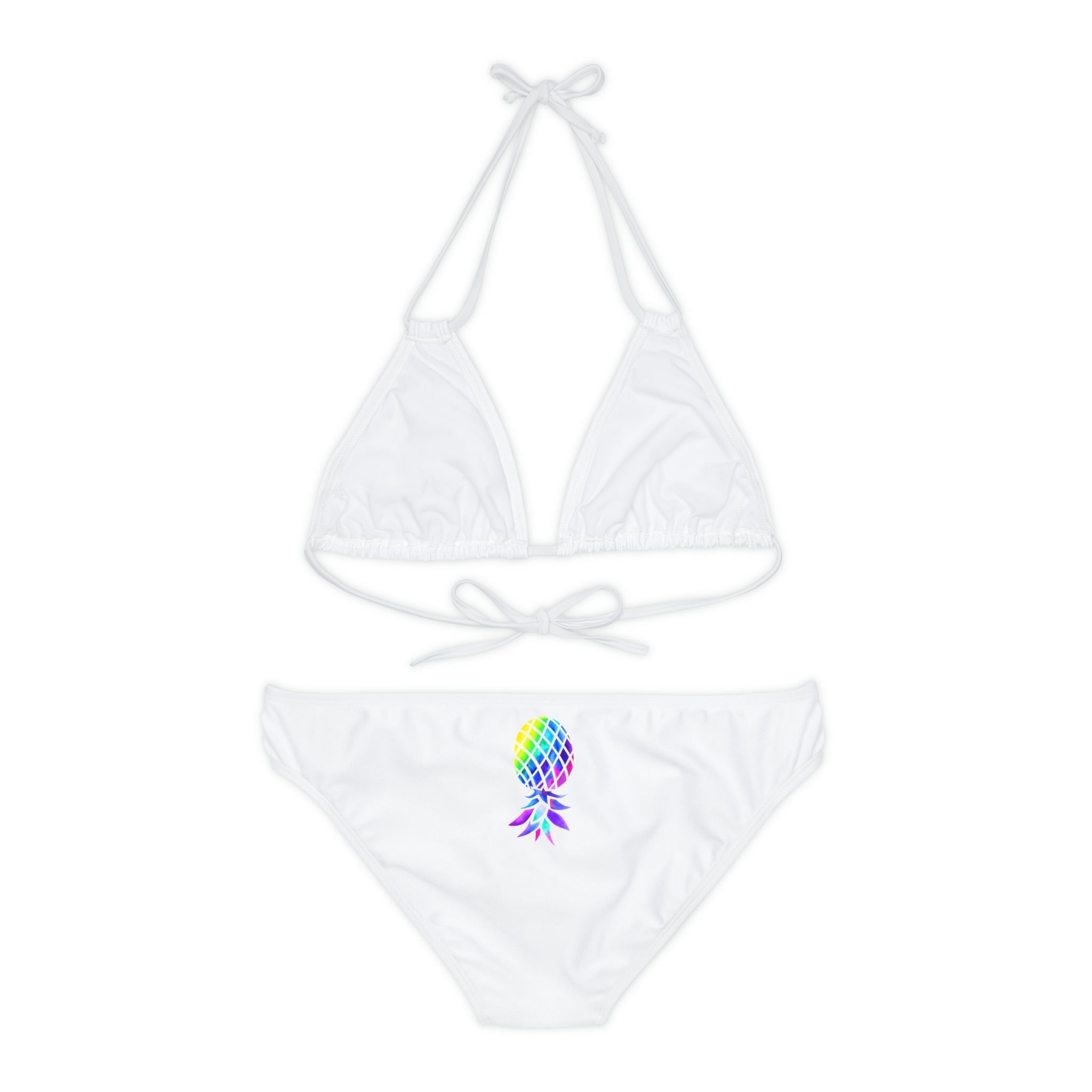 Upside down Pineapple Strappy Bikini Set