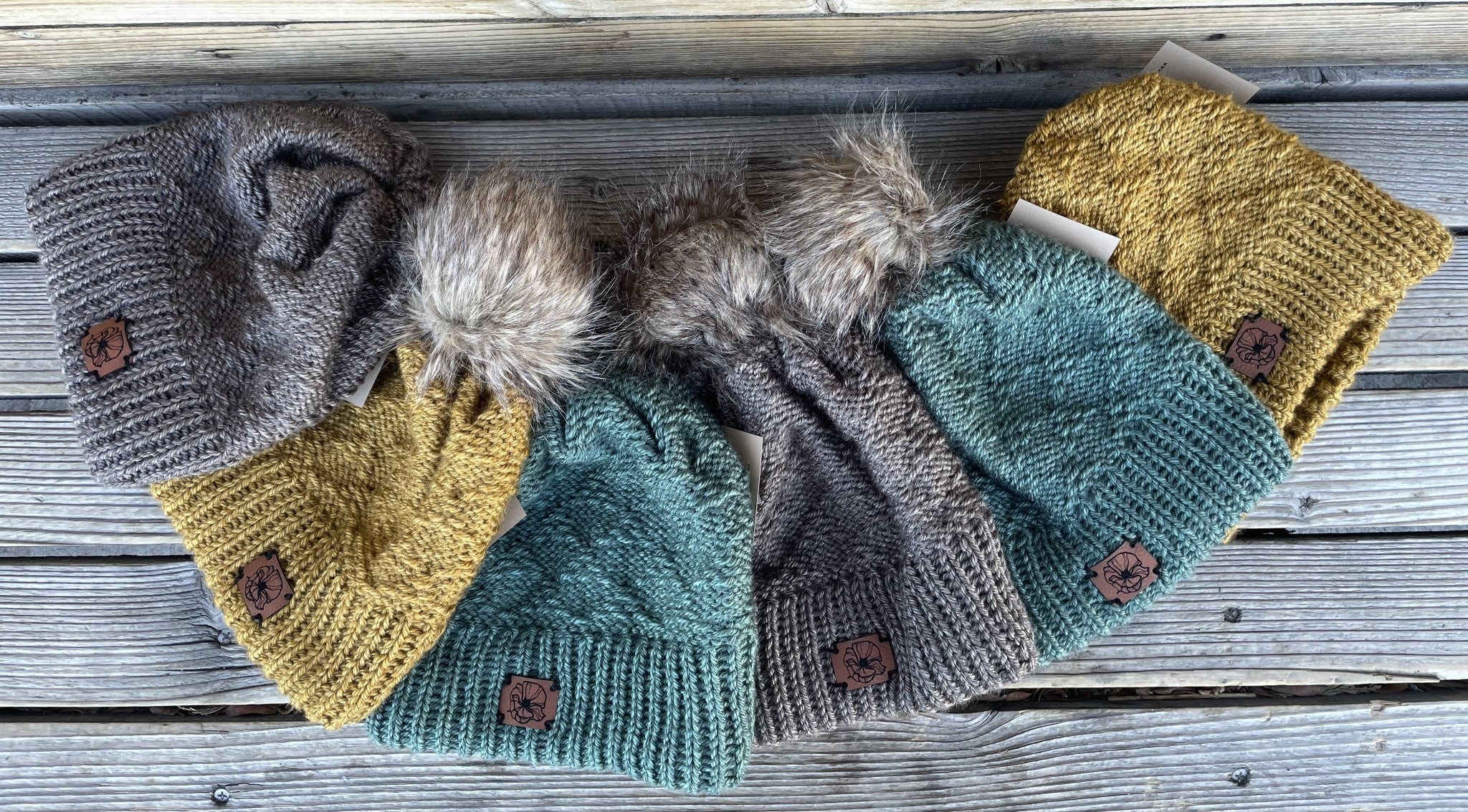 Golden Poppy Beanie Hat