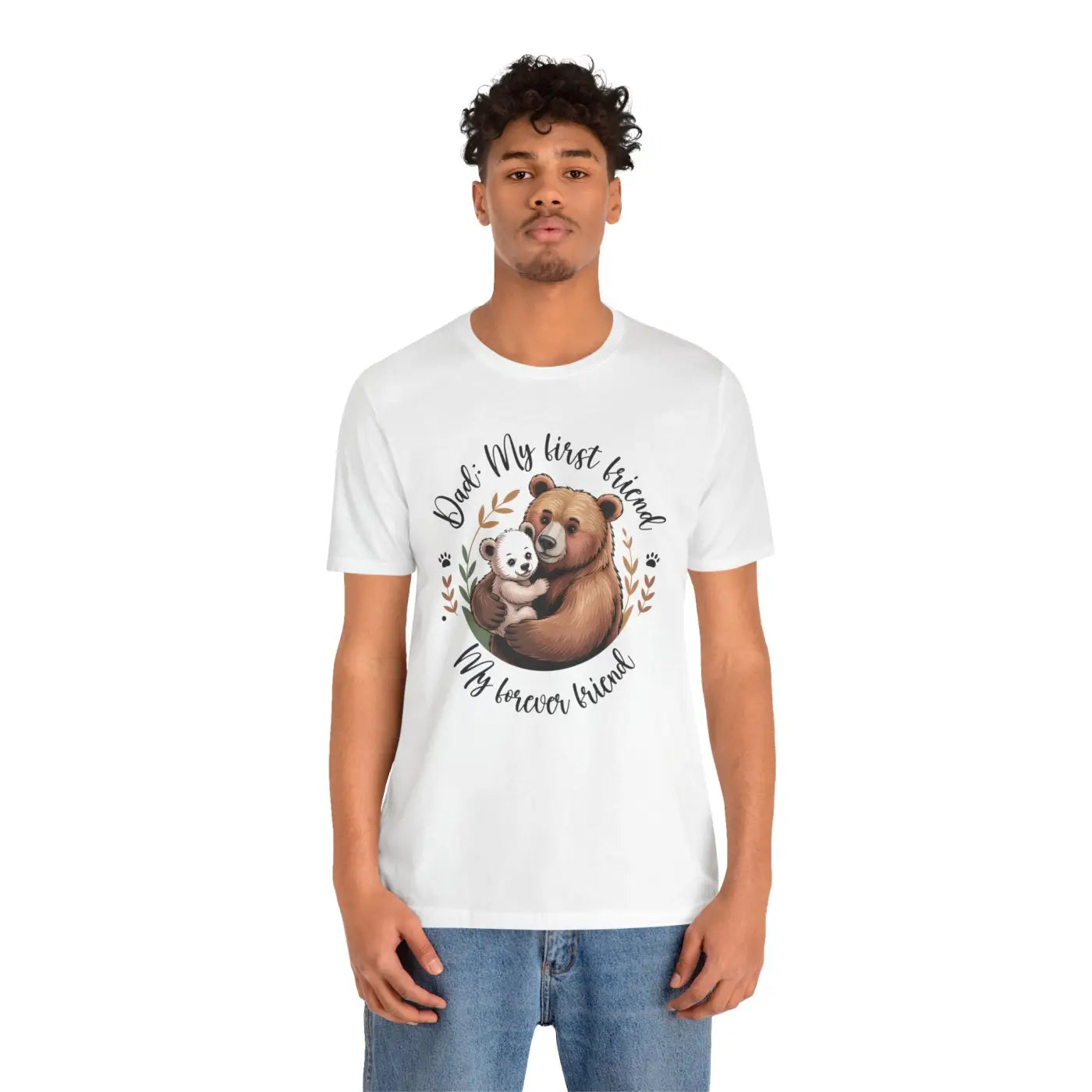 Unisex Jersey Bear Tee - Family Gatherings - DipaliZ