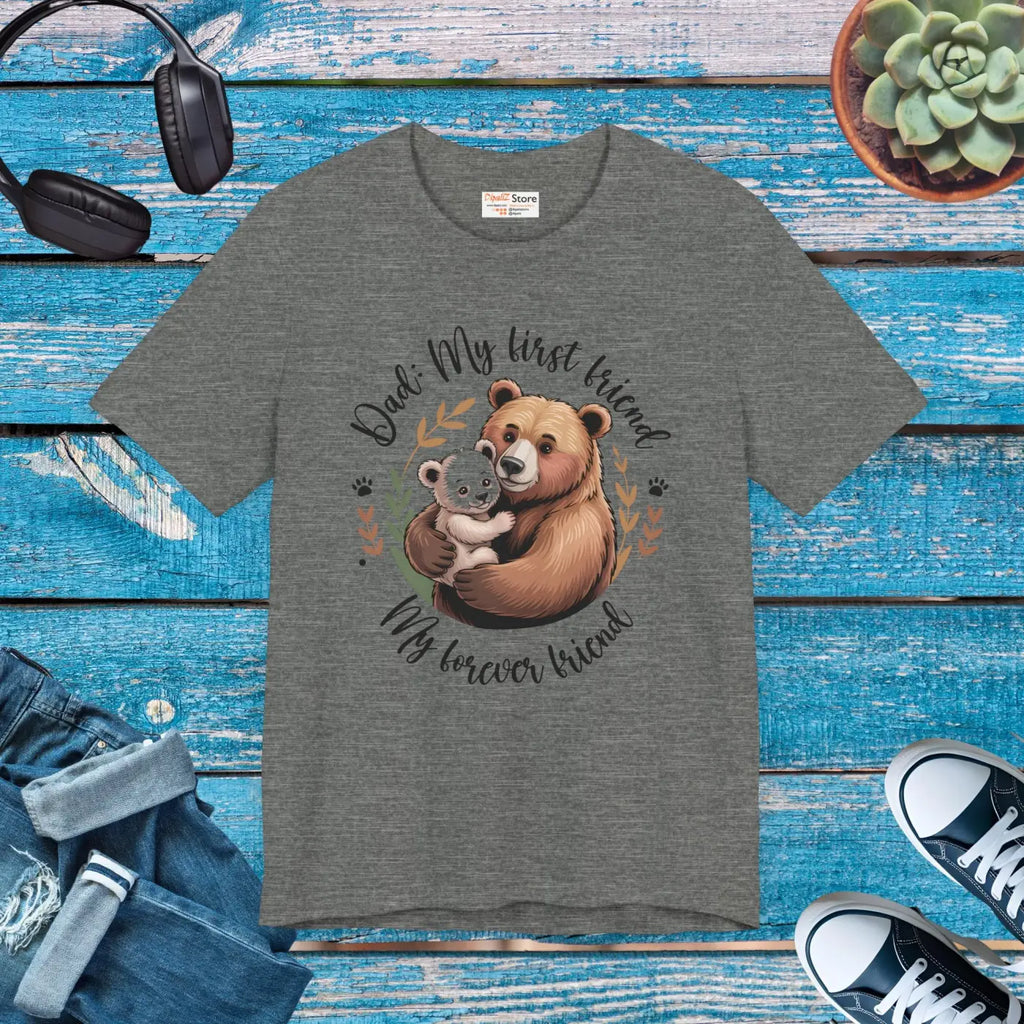 Unisex Jersey Bear Tee - Family Gatherings - DipaliZ