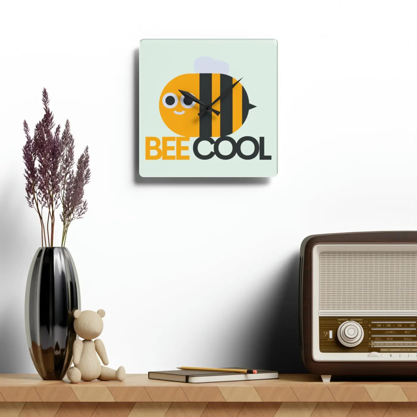Acrylic Wall Clock - Modern Home Decor Style - DipaliZ