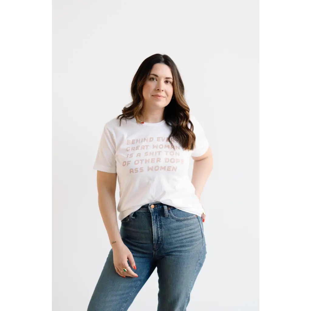 Unisex Graphic Tee Celebrating Dope Ass Women