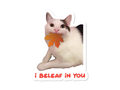 I Beleaf in You 3" Cat Sticker