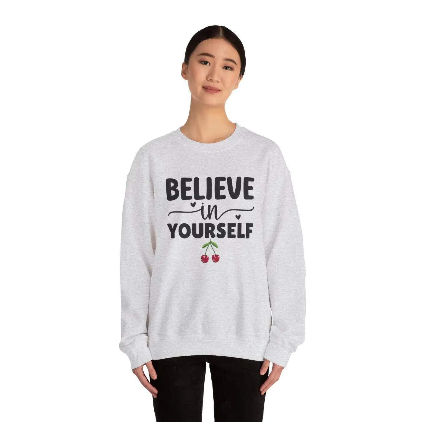 Unisex Heavy Blend Crewneck Sweatshirt - Believe in Yourself - DipaliZ