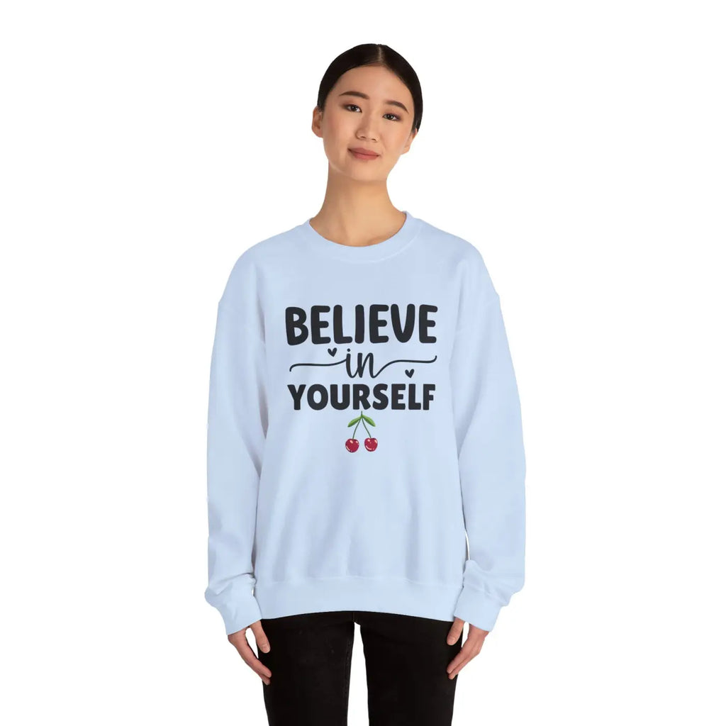 Unisex Heavy Blend Crewneck Sweatshirt - Believe in Yourself - DipaliZ