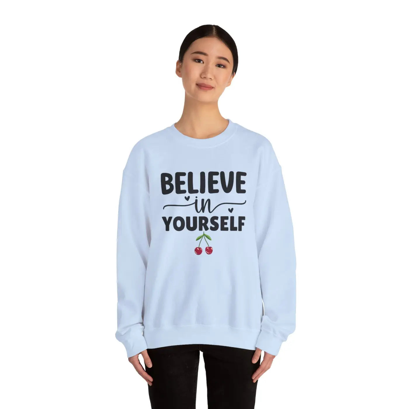 Unisex Heavy Blend Crewneck Sweatshirt - Believe in Yourself - DipaliZ