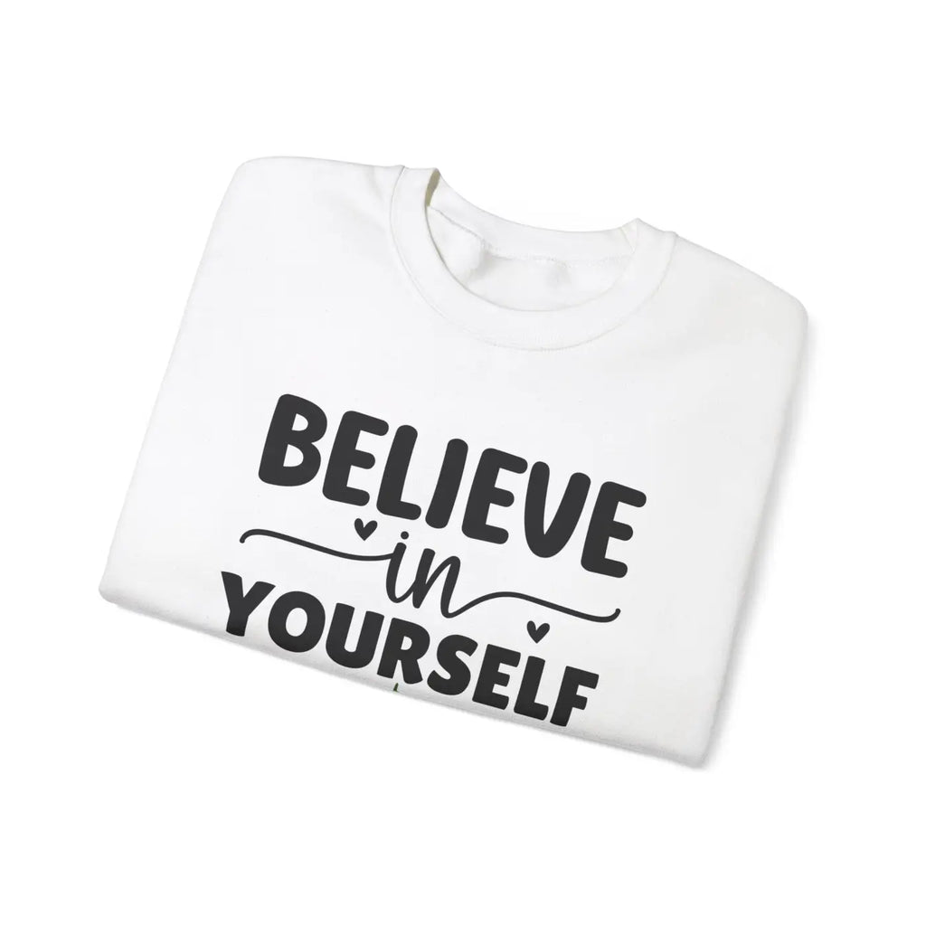 Unisex Heavy Blend Crewneck Sweatshirt - Believe in Yourself - DipaliZ