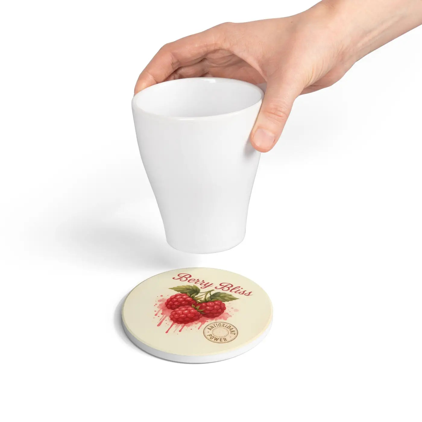 Berry Bliss Ceramic Coasters - Home Bar Essentials - DipaliZ