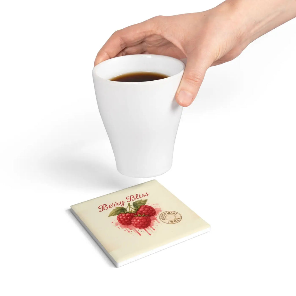 Berry Bliss Ceramic Coasters - Home Bar Essentials - DipaliZ