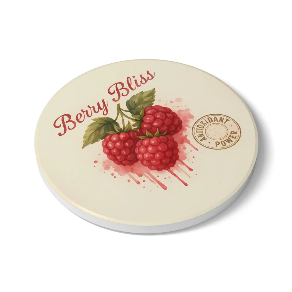 Berry Bliss Ceramic Coasters - Home Bar Essentials - DipaliZ