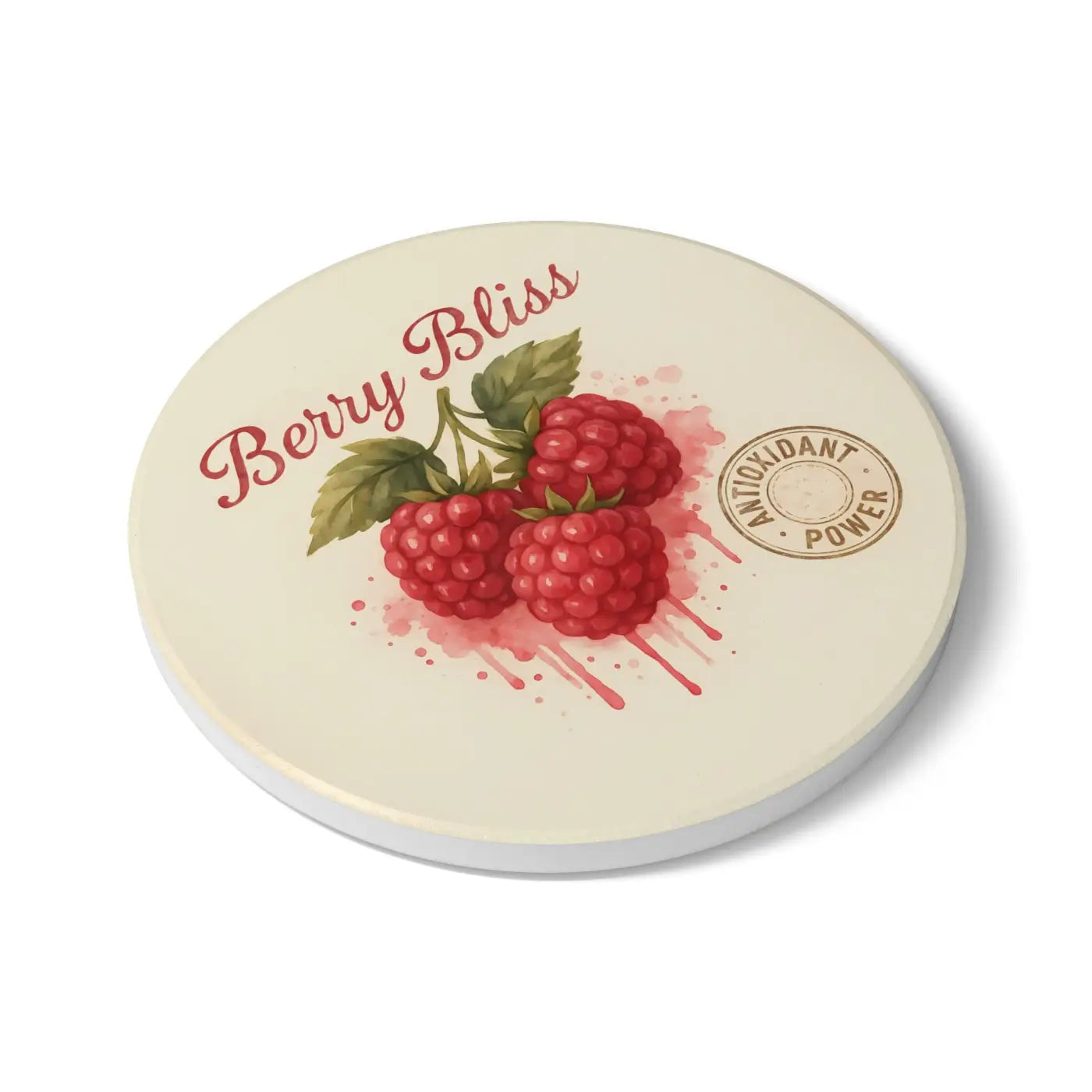 Berry Bliss Ceramic Coasters - Home Bar Essentials - DipaliZ