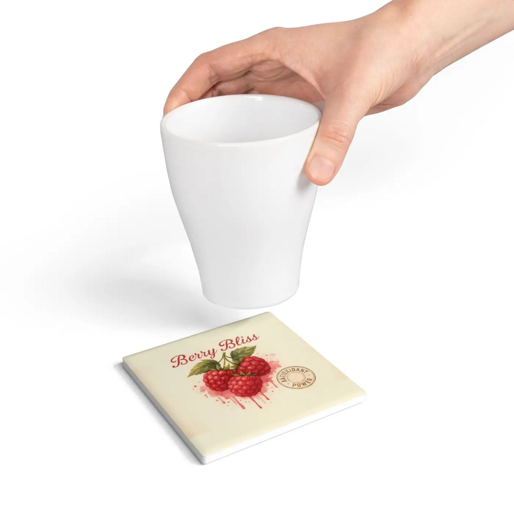 Berry Bliss Ceramic Coasters - Home Bar Essentials - DipaliZ
