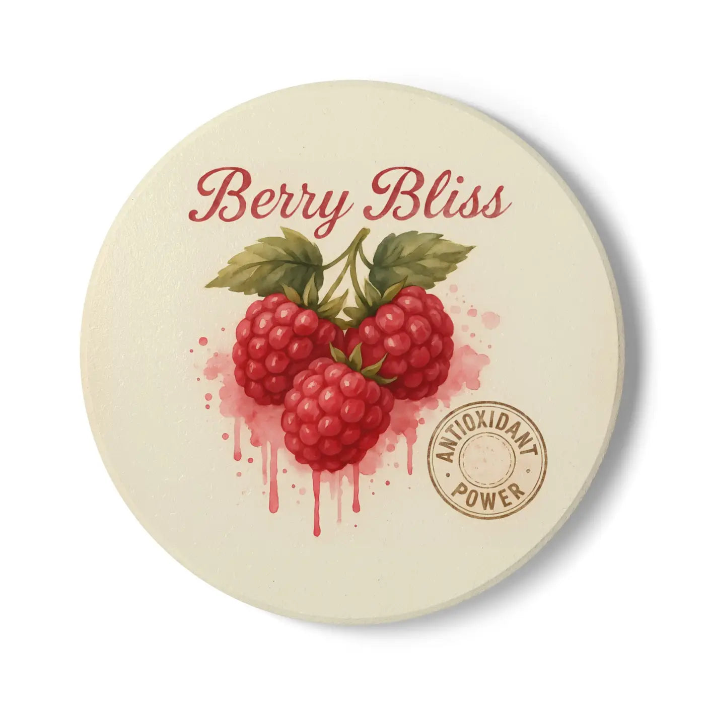 Berry Bliss Ceramic Coasters - Home Bar Essentials - DipaliZ