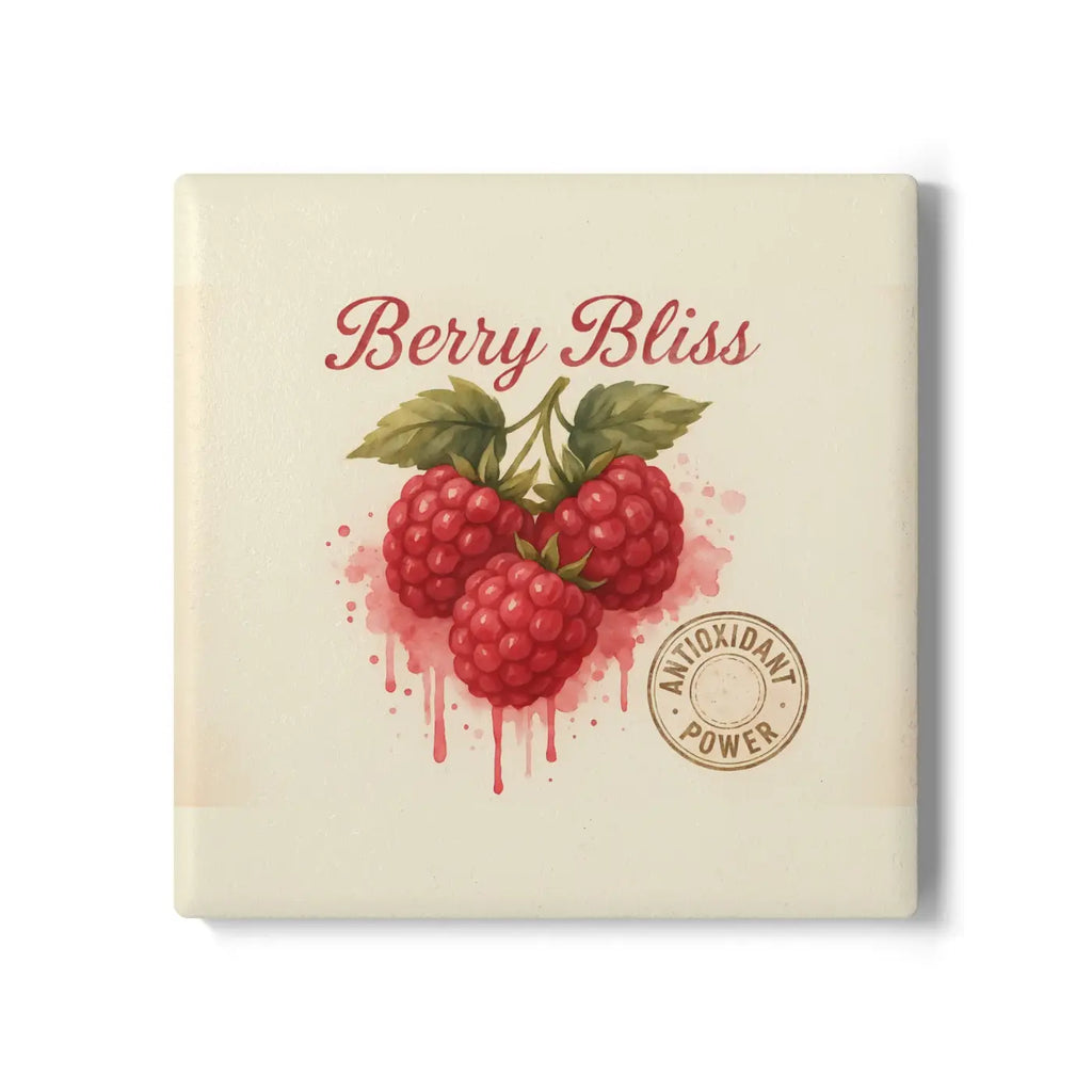 Berry Bliss Ceramic Coasters - Home Bar Essentials - DipaliZ