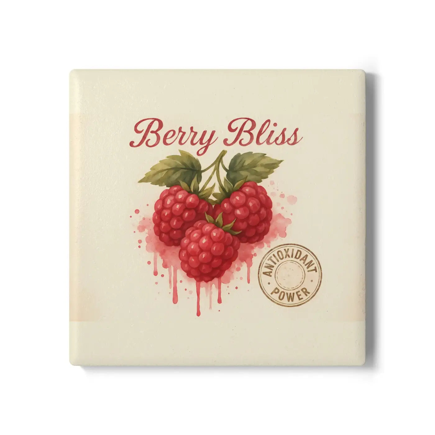 Berry Bliss Ceramic Coasters - Home Bar Essentials - DipaliZ