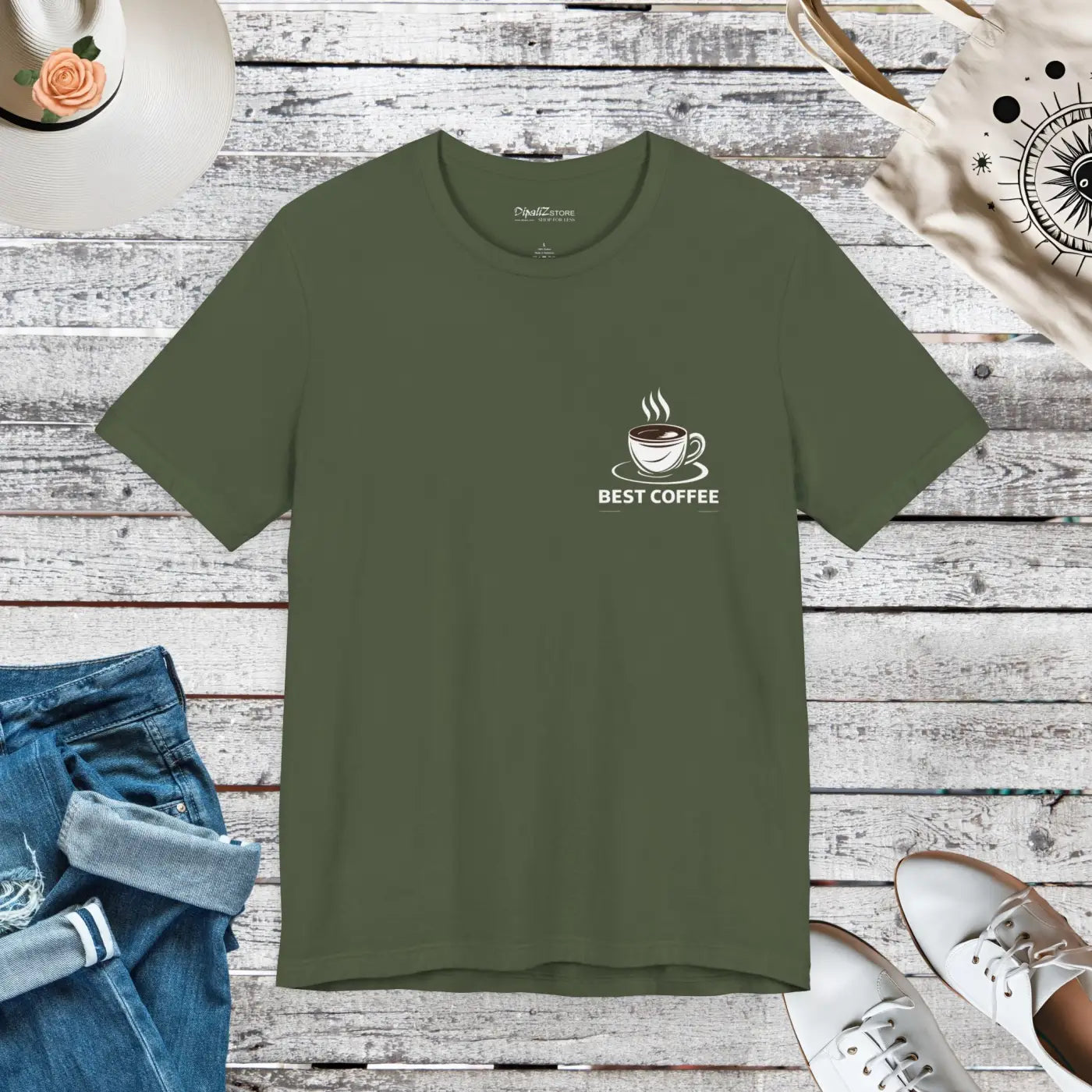 Unisex Jersey Short Sleeve Tee - Softest Premium Cotton - DipaliZ