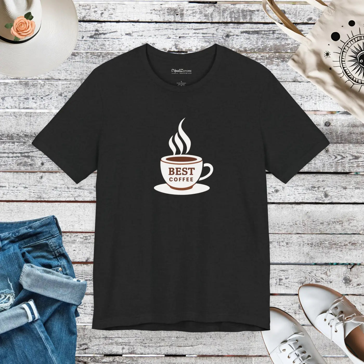 Ultimate Unisex Jersey Short Sleeve Tee - Coffee Lover - DipaliZ