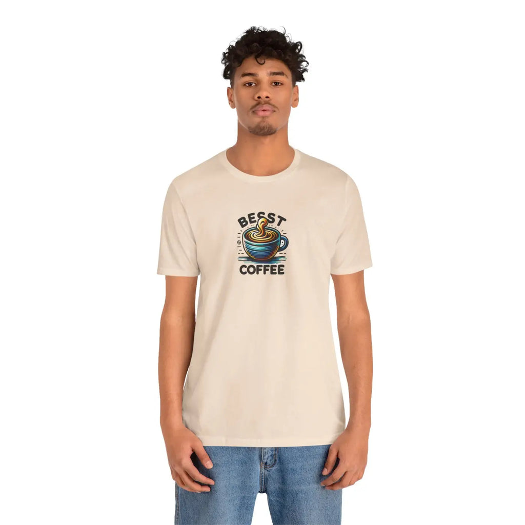 Best Coffee Short Sleeve Tee - Soft Cotton Unisex - DipaliZ